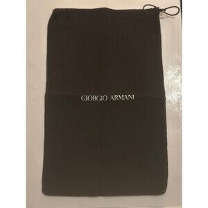 Georgio Armani Black Large Dust Bag 16X9